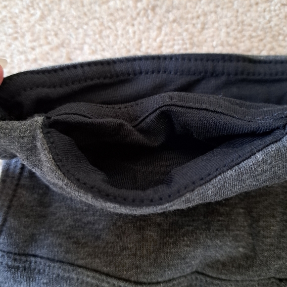 Tuff Athletics Leggings Set Of 2 Fleece Lined Pants Size Small (6) Grey Black - Picture 7 of 10